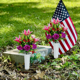 XONOR outdoor cemetery decor withstands weather while honoring loved ones.