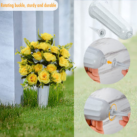 XONOR graveyard flowers with ground spike, easy secure display at gravesites.
