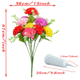 XONOR ground spike vase keeps cemetery displays stable in wind