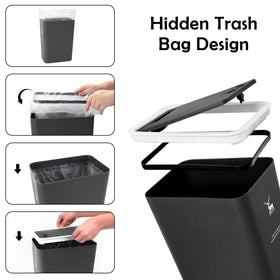XPIY two-pack-trash-bin provides versatile solutions for rooms
