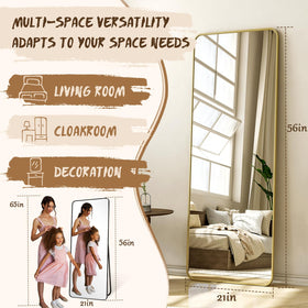 Slim aluminum frame offers modern, lightweight style.