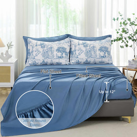 Xruibed king fitted sheet 78x80+12 fits securely on standard king mattresses.