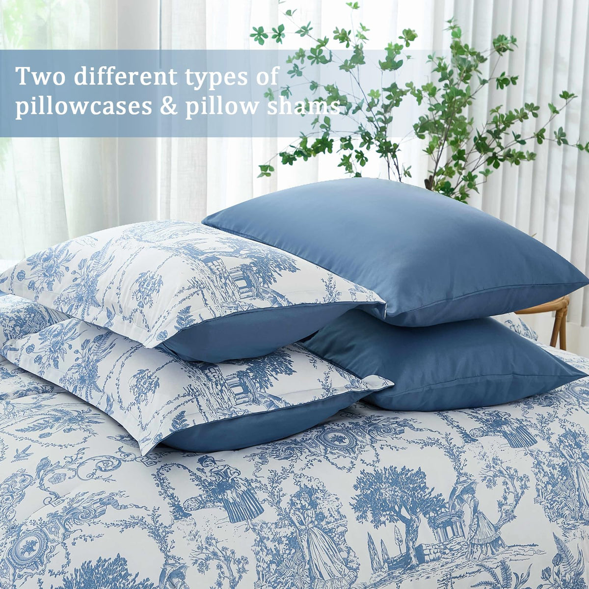 Xruibed pillowcases 20x40 shown with crisp edges.