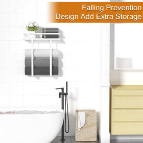 Xstydes anti-rust coating on metal frame for lasting use in humid bathrooms.
