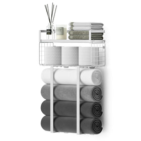 Xstydes compact bathroom organizer maximizes small spaces
