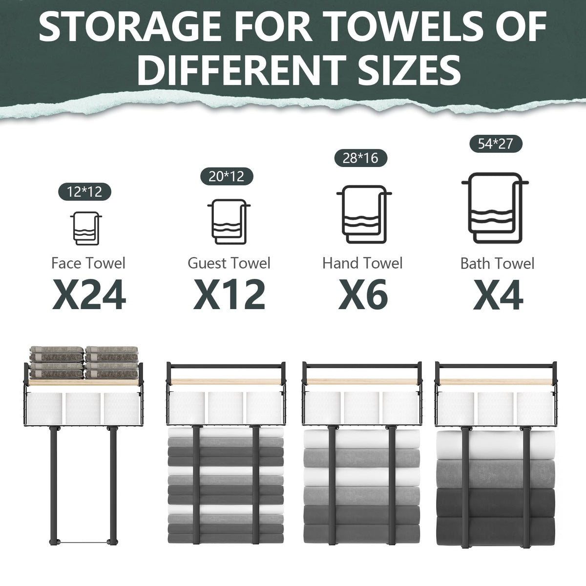 Xstydes small bathroom storage solution maximizes compact spaces.