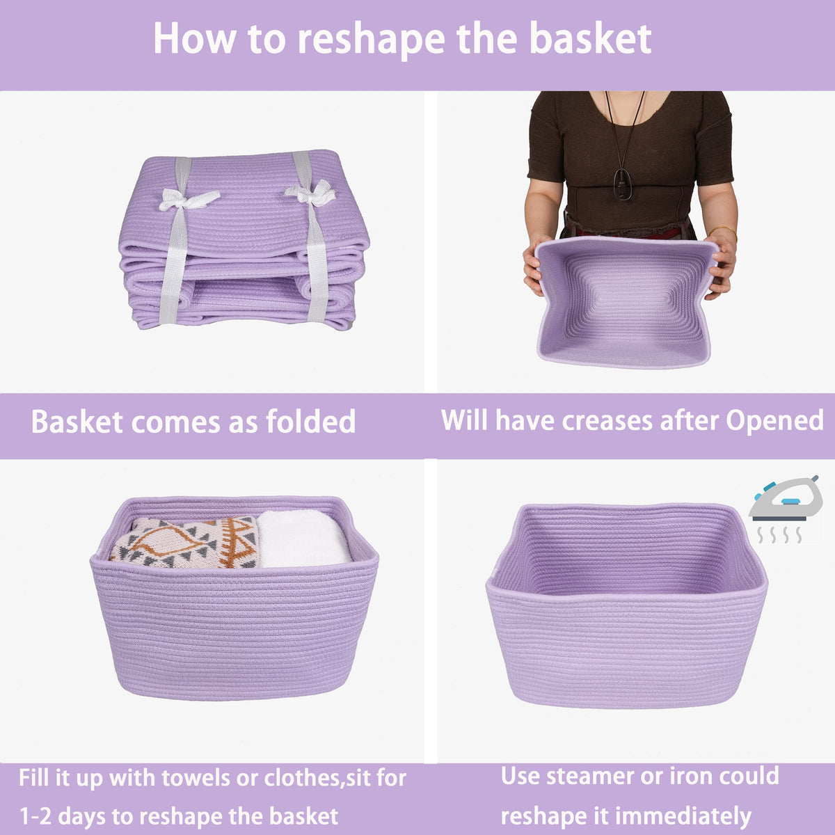 XUANGUO foldable design stores flat when not in use