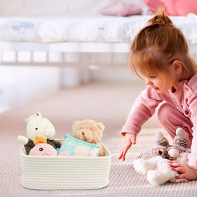 XUANGUO toy storage basket in kids' room for playful organization.