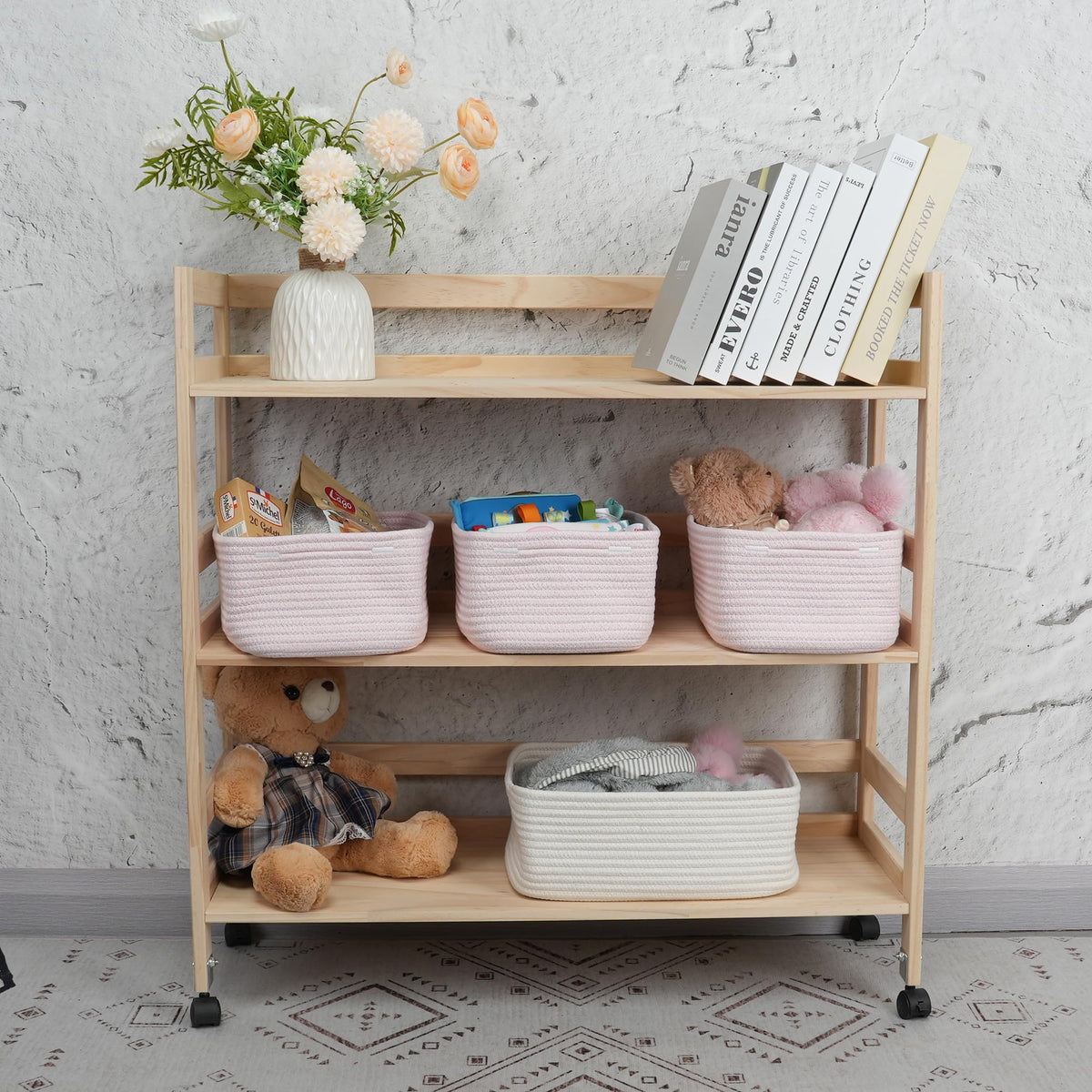 XUANGUO minimalist woven basket complements modern decor