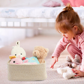 XUANGUO small woven storage basket holding towels and cosmetics