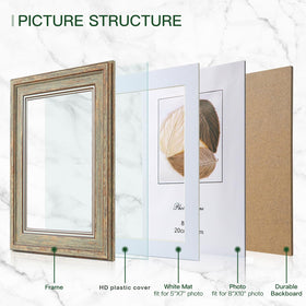 XUANLUO frame easel stand for horizontal or vertical display.