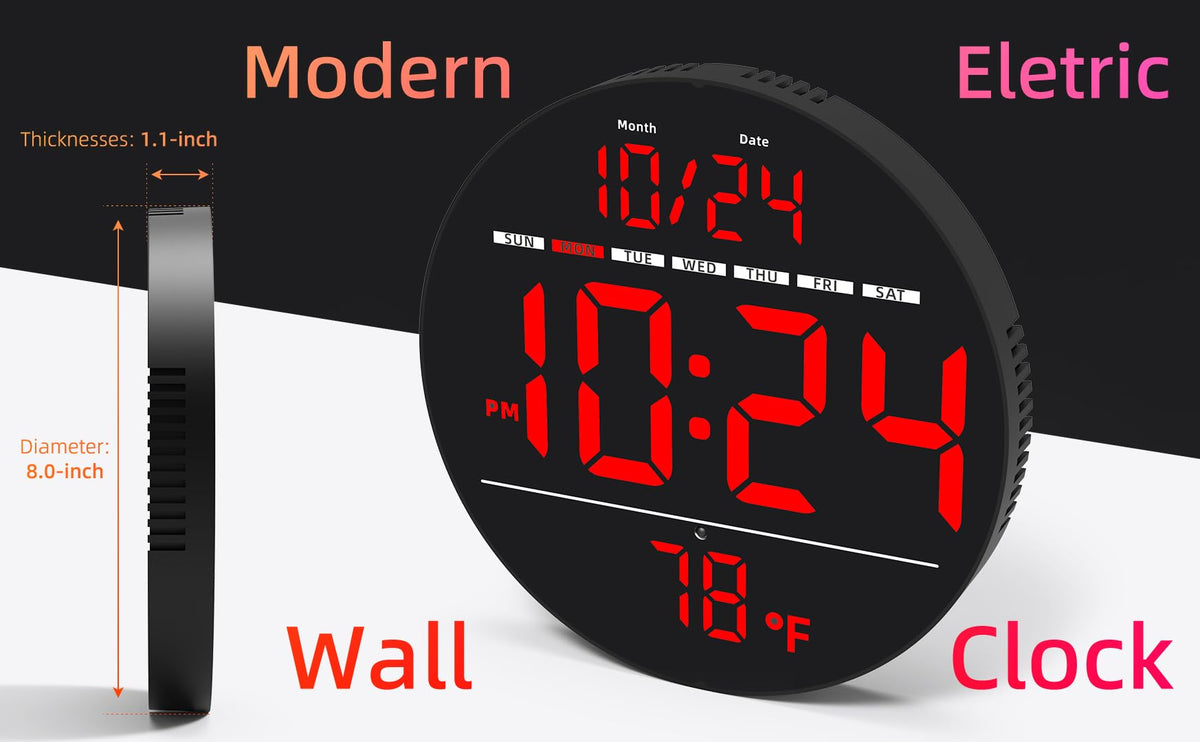 XUANZIT date and temperature display for quick indoor checks