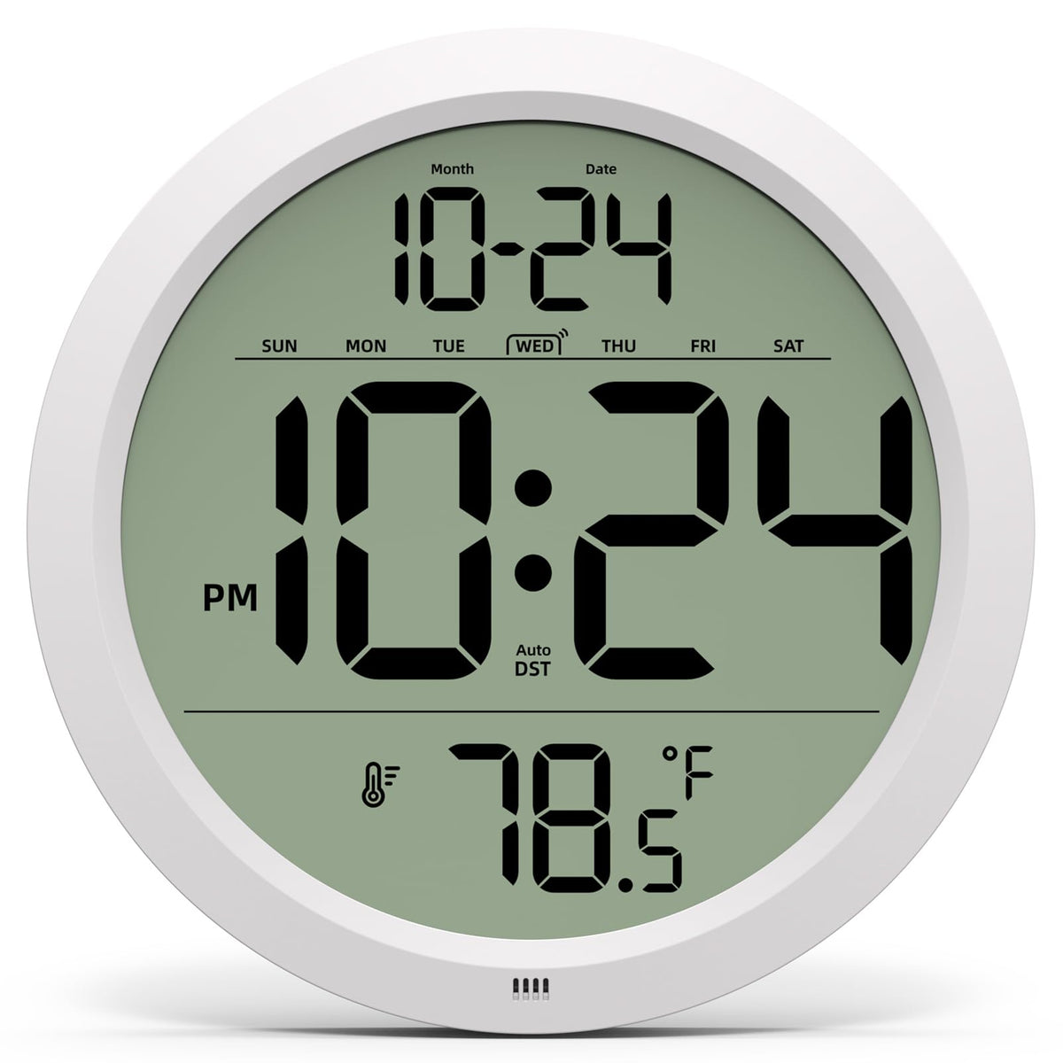 XUANZIT digital wall clock face with large digits for easy reading.