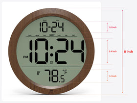 XUANZIT clock date display provides at-a-glance calendar.