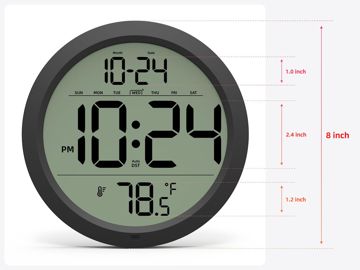 XUANZIT clock date and DST feature supports automatic time adjustments.
