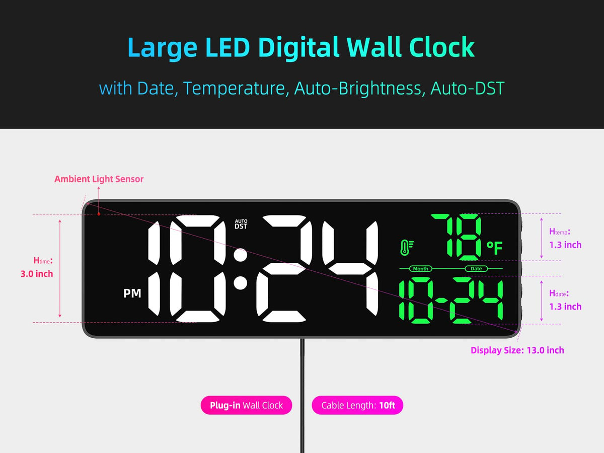 Xuanzit DST auto feature adjusts time automatically for spring and autumn changes