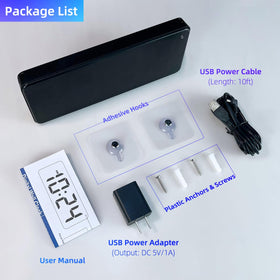 Xuanzit easy-hang design helps you position the clock precisely.