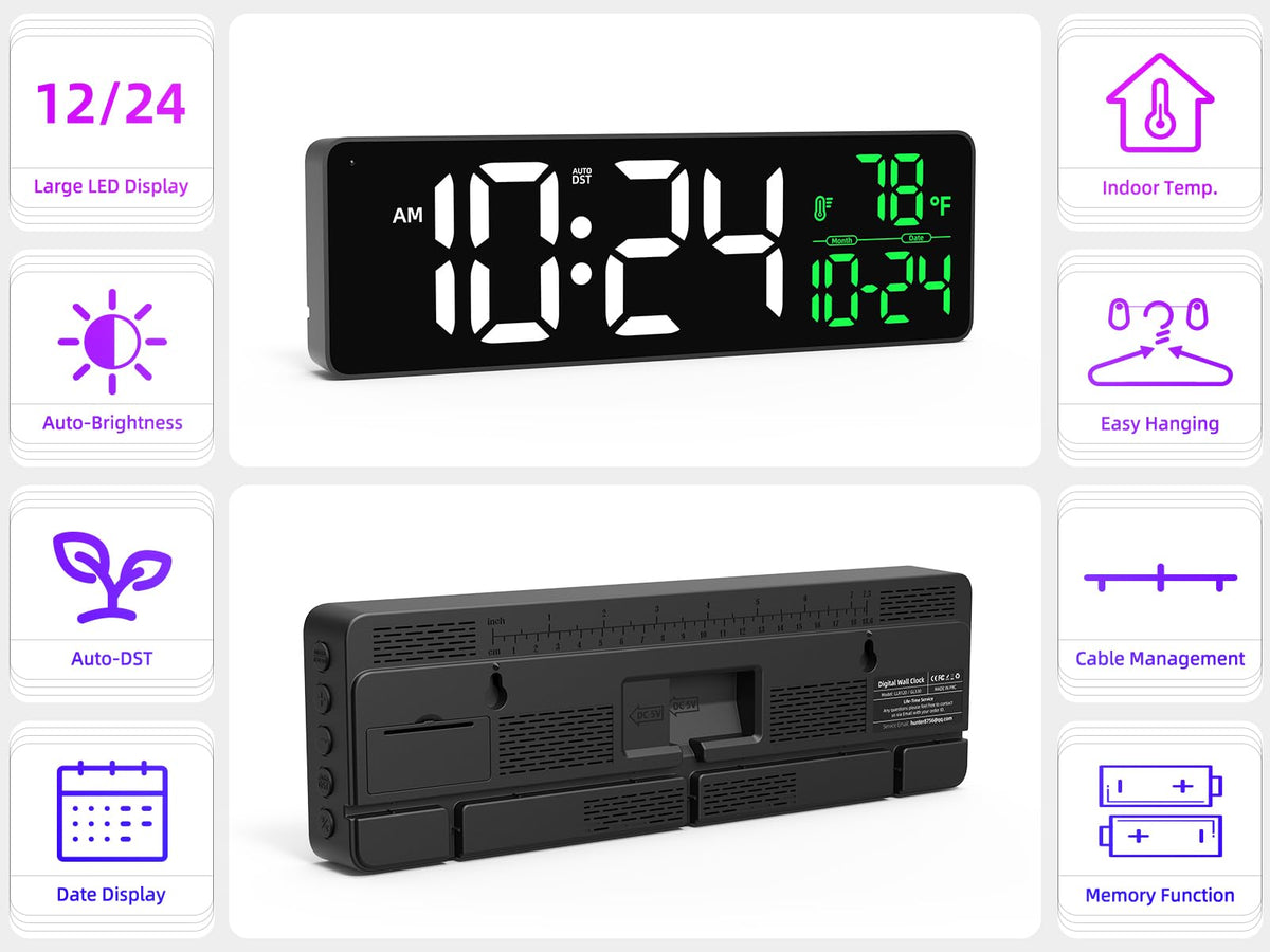 Xuanzit indoor temperature display for climate awareness in gyms or offices