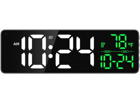 Xuanzit 13-inch LED wall clock with a large display visible from afar for any room