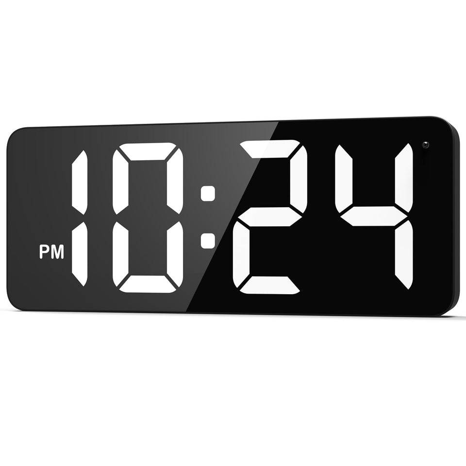 XUANZIT LED digital wall clock with large digits offers quick time at a glance.
