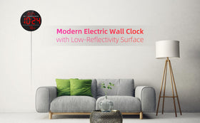 XUANZIT plug-in wall clock setup for simple mounting anywhere