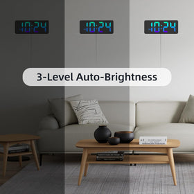 Xuanzit quiet wall clock ideal for bedroom and office use.