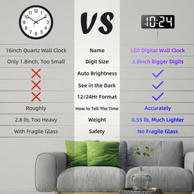 XUANZIT 12/24-hour format simplifies daily scheduling at a glance.