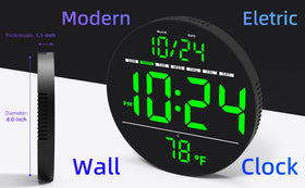 XUANZIT clock featuring auto-brightness sensor for comfortable viewing day and night