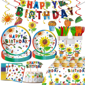 XUELIREN hungry caterpillar dinner plates nine-inch for kid-friendly meals and celebrations