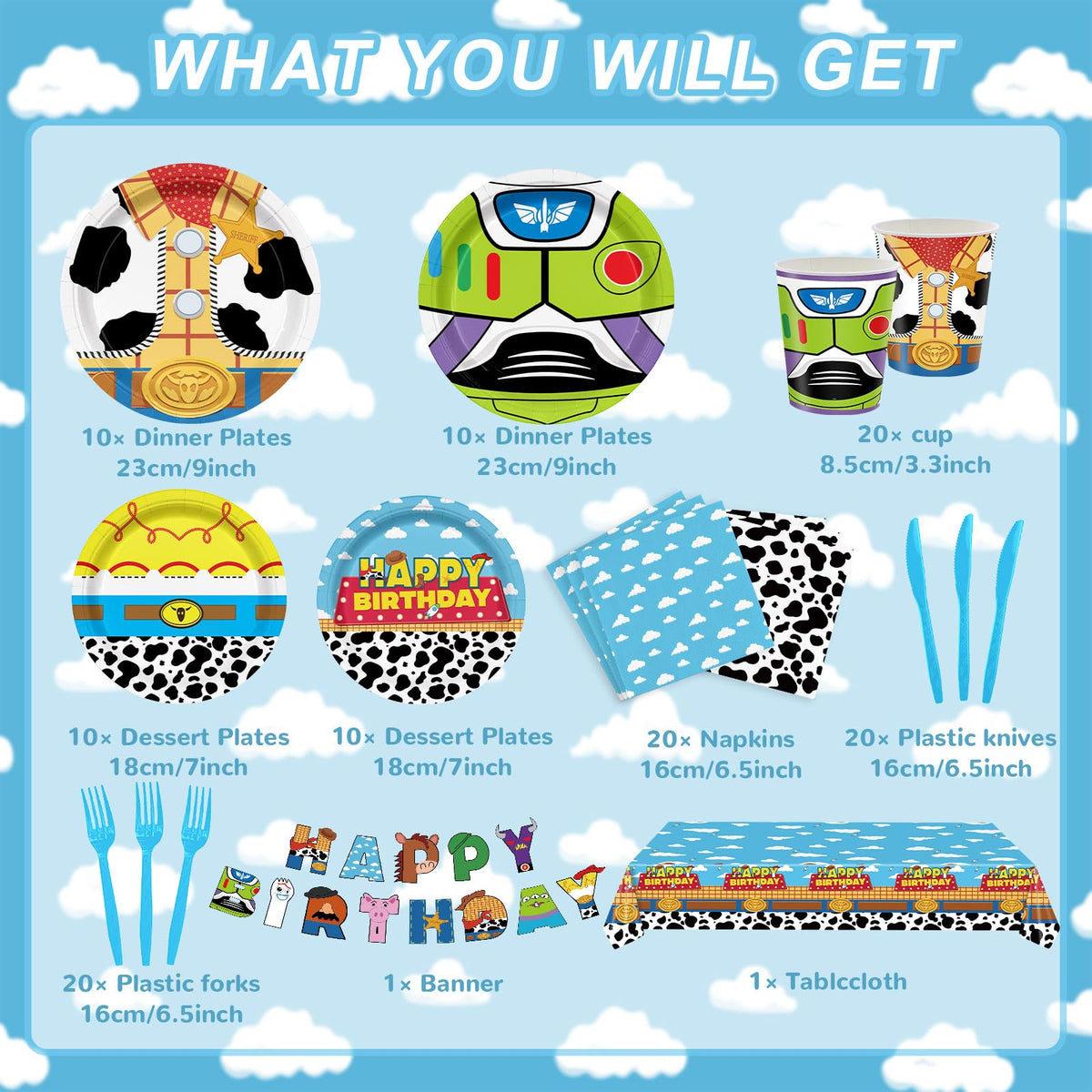 XUELIREN cartoon napkins with bright patterns for cheerful gatherings and easy cleanup.