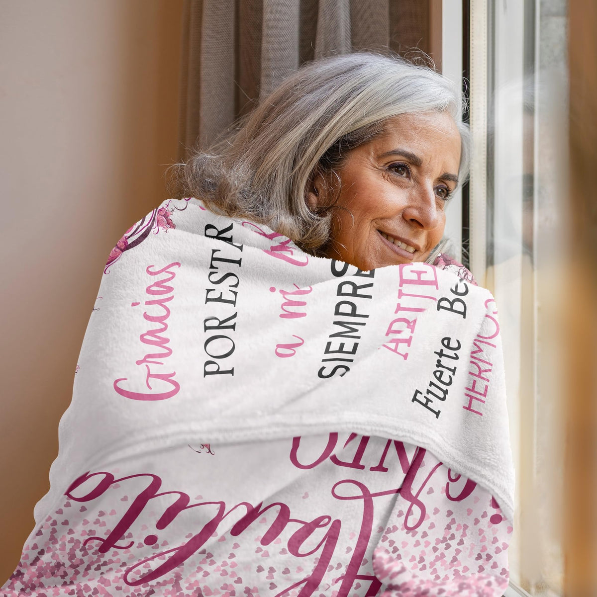Xufudy Spanish Gift for Abuela blanket, thoughtful cultural keepsake