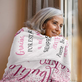 Xufudy Spanish Gift for Abuela blanket, thoughtful cultural keepsake