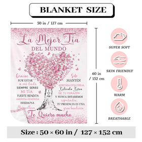 Xufudy Tia Gifts Blanket indoors-outdoors versatility for year-round comfort.