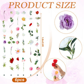 XunYee artificial vines with transparent silk thread for easy setup.