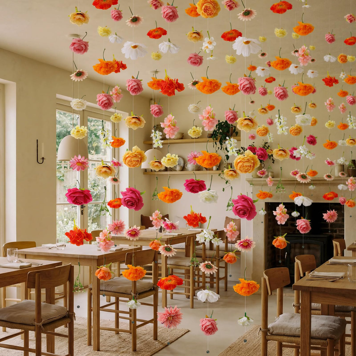 XunYee flower garland entrance-welcome for warm, inviting entrances.
