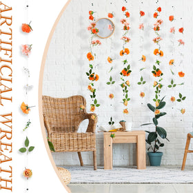 XunYee flower garland silk-texture for long-lasting visual appeal.