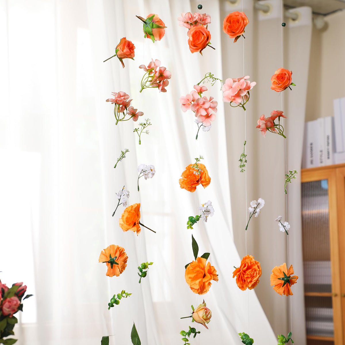 XunYee flower garland table-centerpiece for stunning table decor.