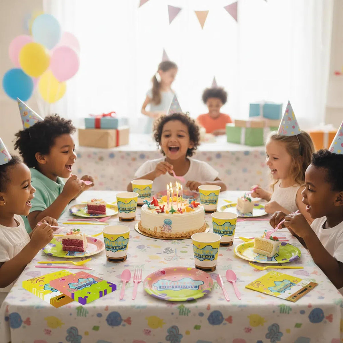XUNYIPTY summer party decor enhances kid-friendly celebrations