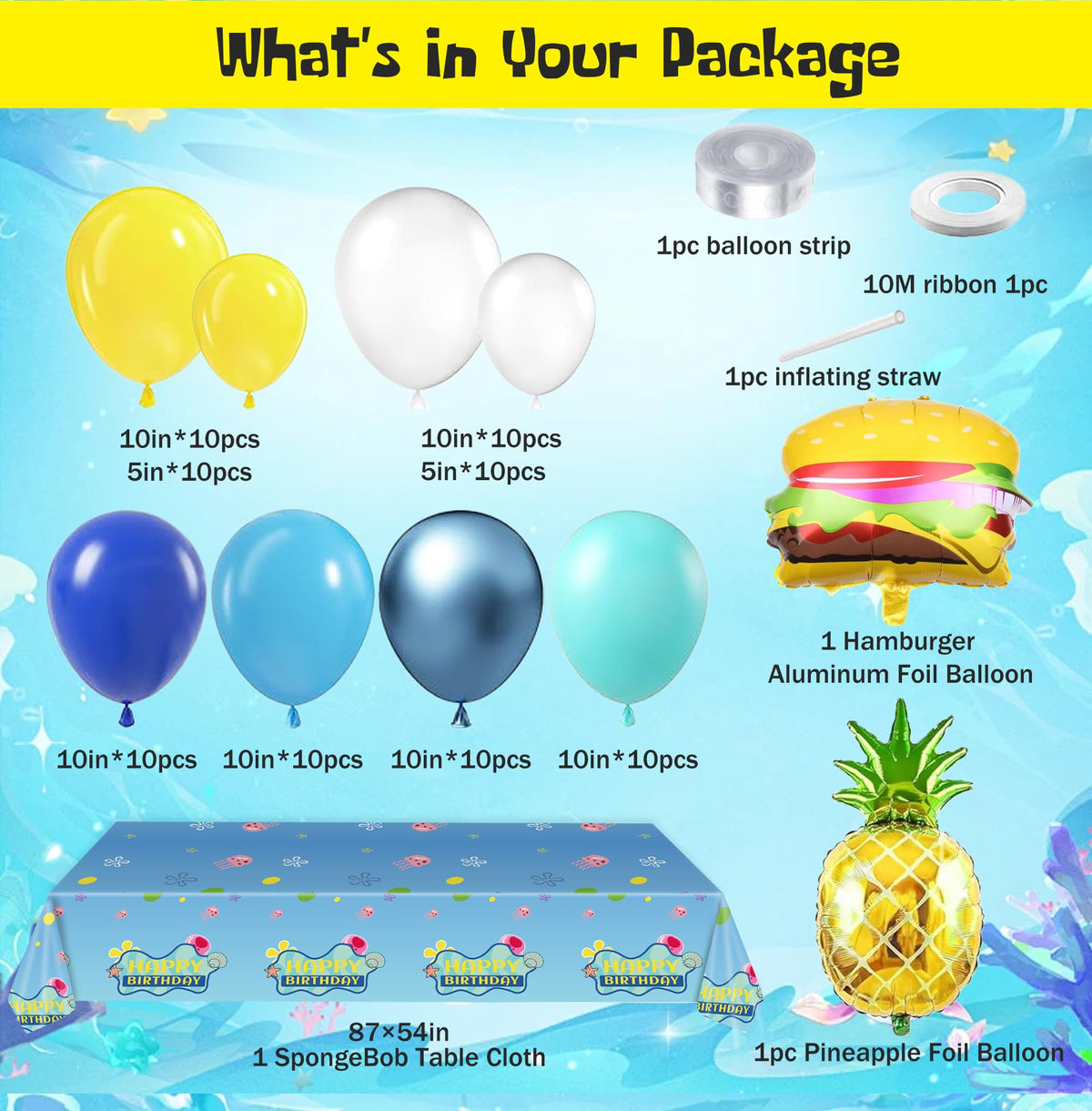 XUNYIPTY Underwater tablecloth protects surfaces and cleans easily.
