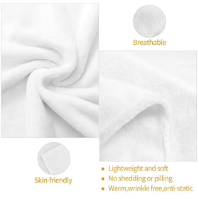 Xutapy 60x50 inch size fits couch, bed, or travel.