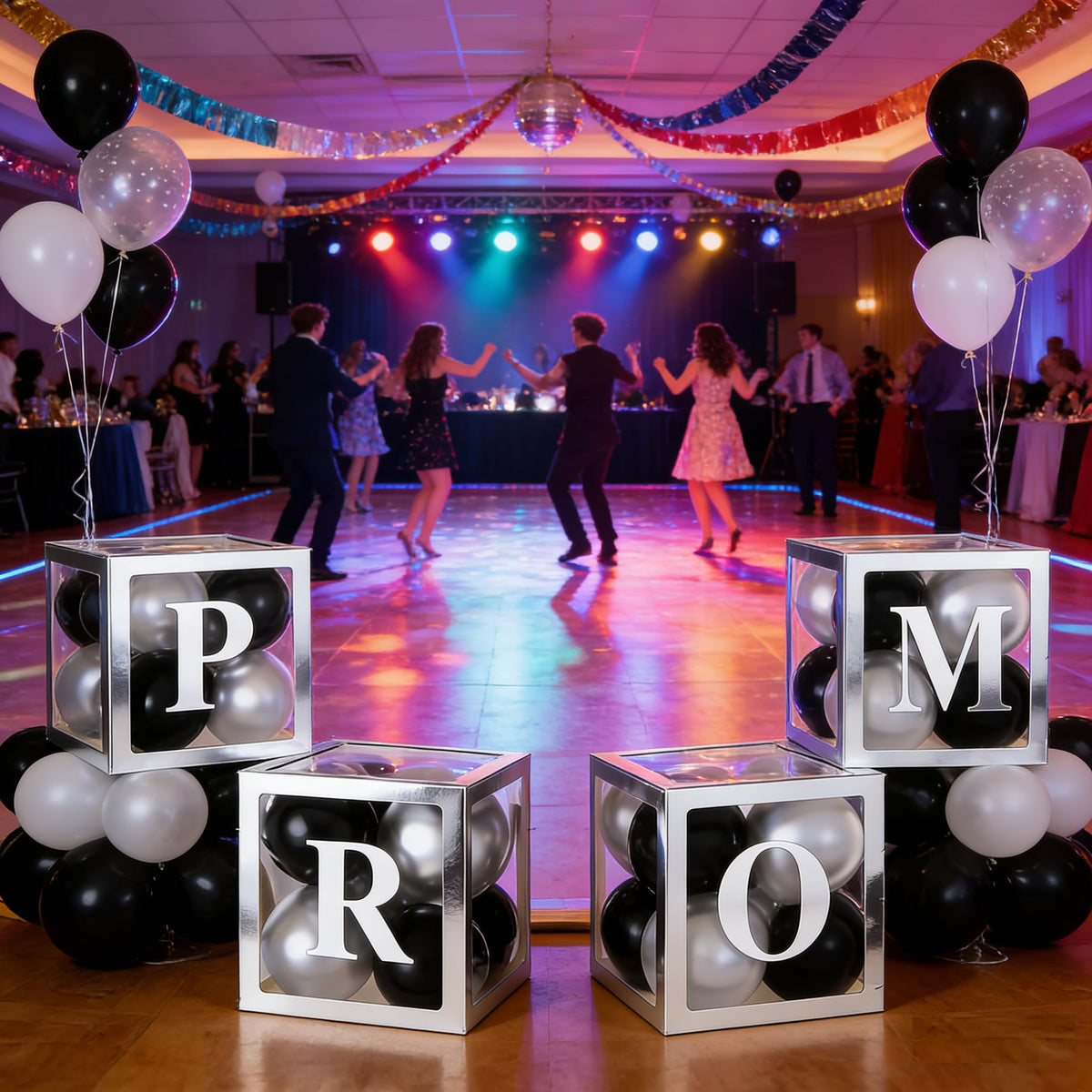 Xvvti indoor/outdoor prom décor elevates venue setup