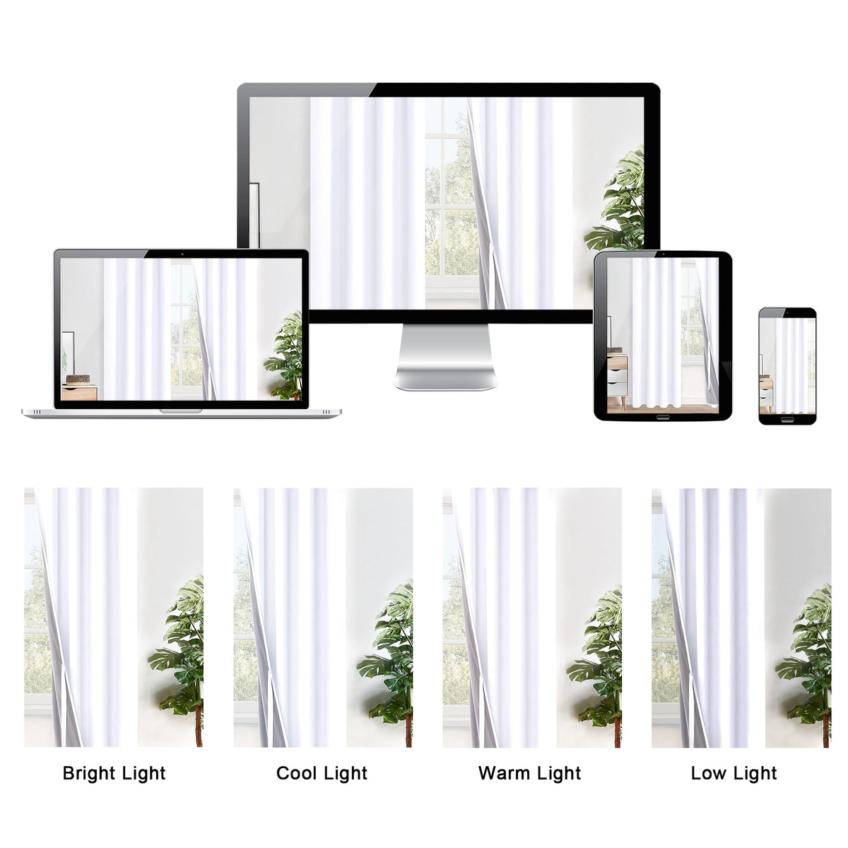 XWZO 2-panel set delivers full coverage when installed on windows