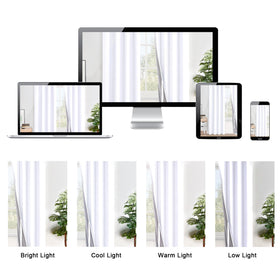 XWZO 2-panel set delivers full coverage when installed on windows