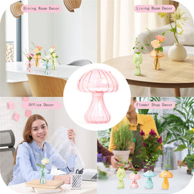 XXXFLOWER versatile mushroom vase for garden, cafe, or home ambiance
