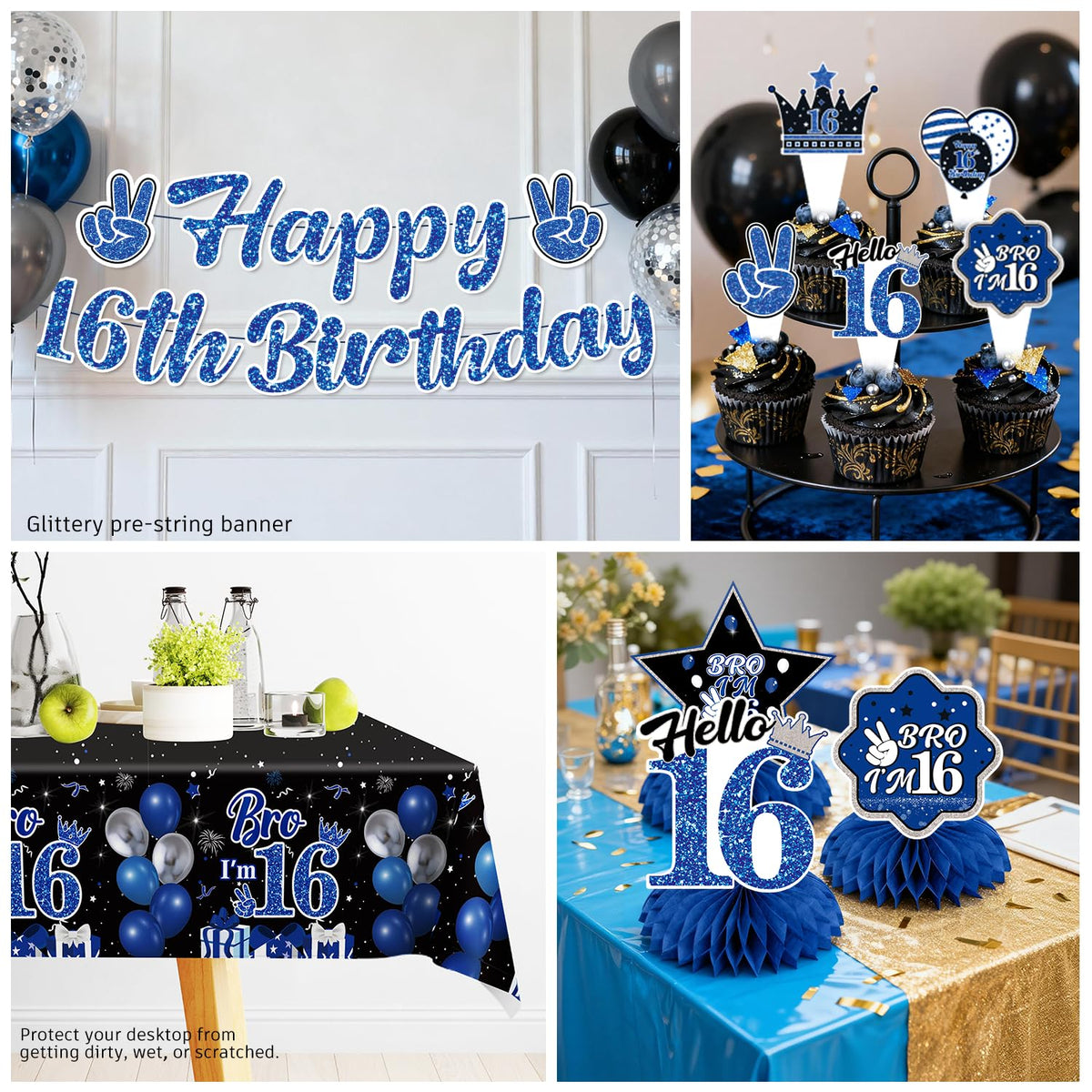 Xynic cupcake toppers decorate treats with bold birthday motifs
