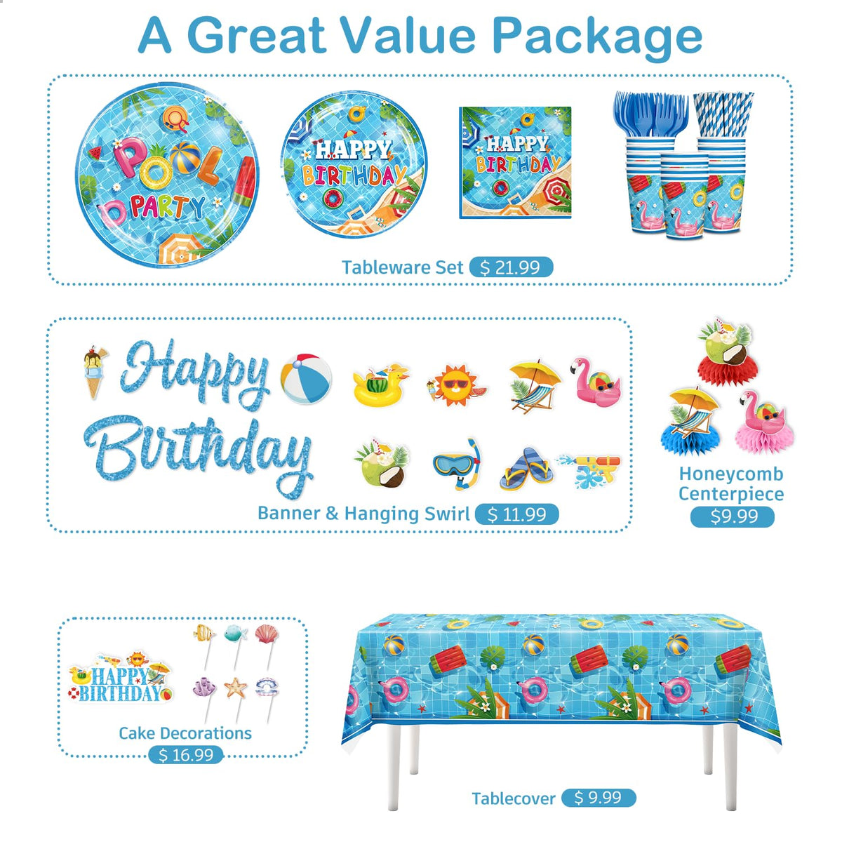 Xynic cake topper marks the birthday moment with festive charm.