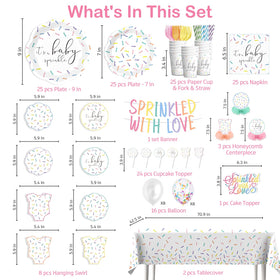 Xynic Baby Sprinkle napkins for quick cleanup