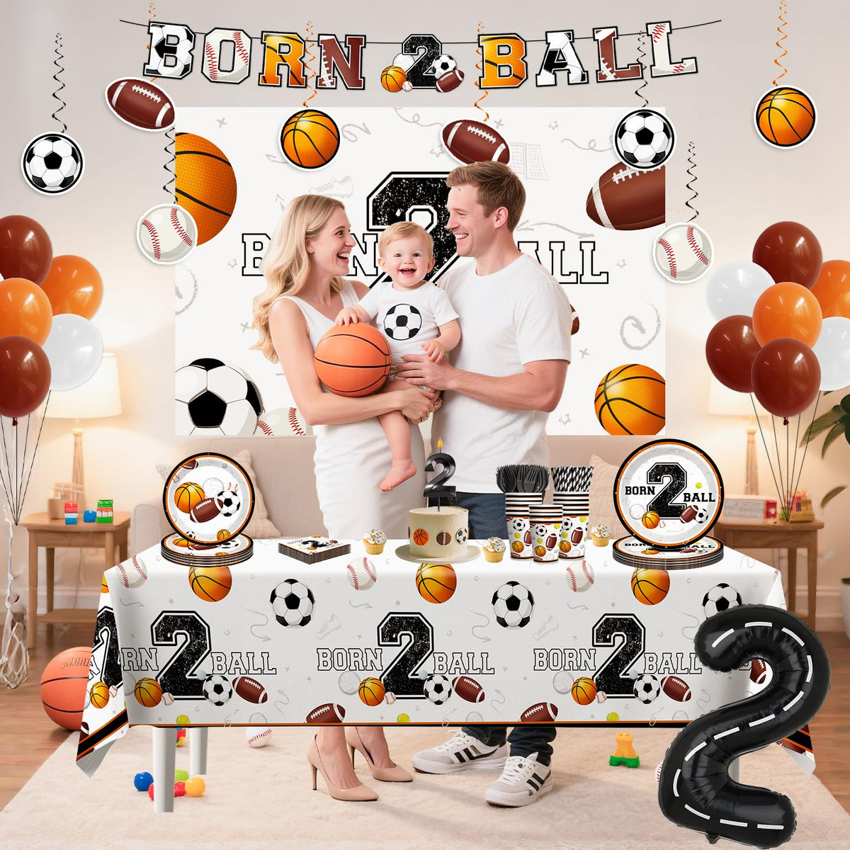 Xynic Born 2 Ball swirls add lively movement to the decor