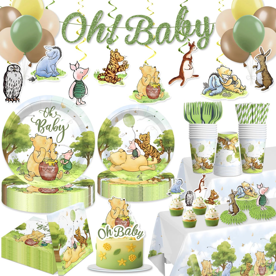 Xynic Classic Bear banner for a joyful baby shower entrance