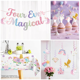 Xynic foil unicorn balloons add festive accents